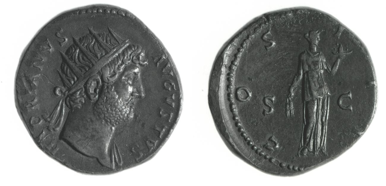 RIC II, Part 3 (second edition) Hadrian 867, аверс, bm