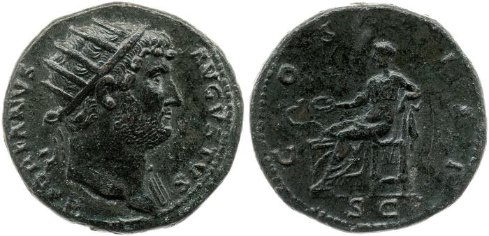 RIC II, Part 3 (second edition) Hadrian 877, реверс, bm