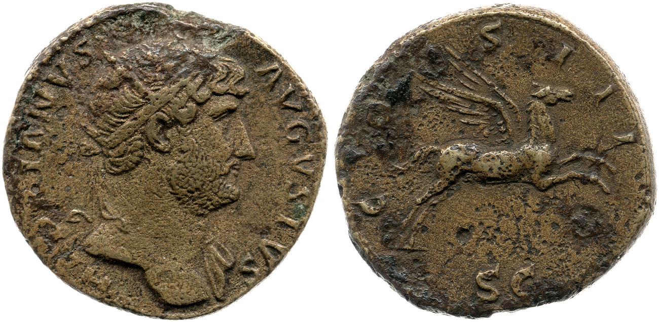 RIC II, Part 3 (second edition) Hadrian 746, аверс, bm