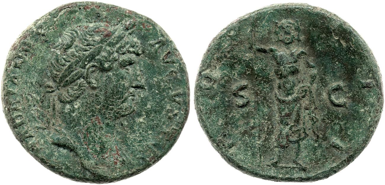 RIC II, Part 3 (second edition) Hadrian 748, аверс, bm