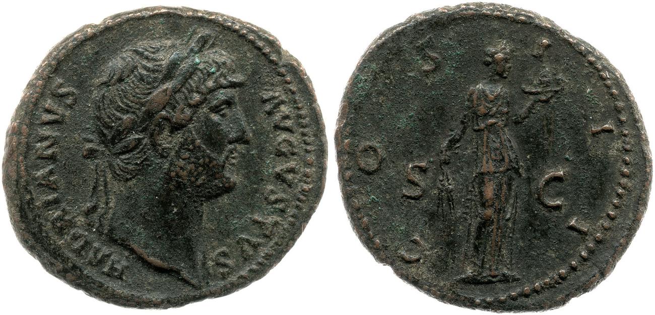 obverse RIC II, Part 3 (second edition) Hadrian 868