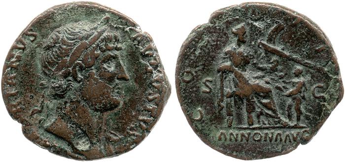 реверс RIC II, Part 3 (second edition) Hadrian 745