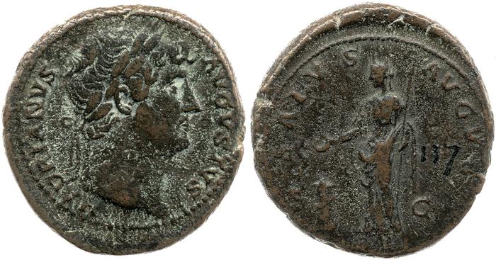 reverse RIC II, Part 3 (second edition) Hadrian 828