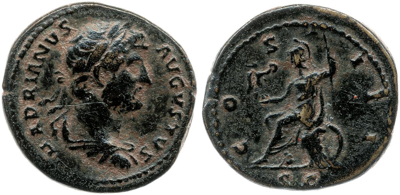 obverse RIC II, Part 3 (second edition) Hadrian 760
