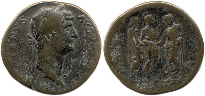 reverse RIC II, Part 3 (second edition) Hadrian 996