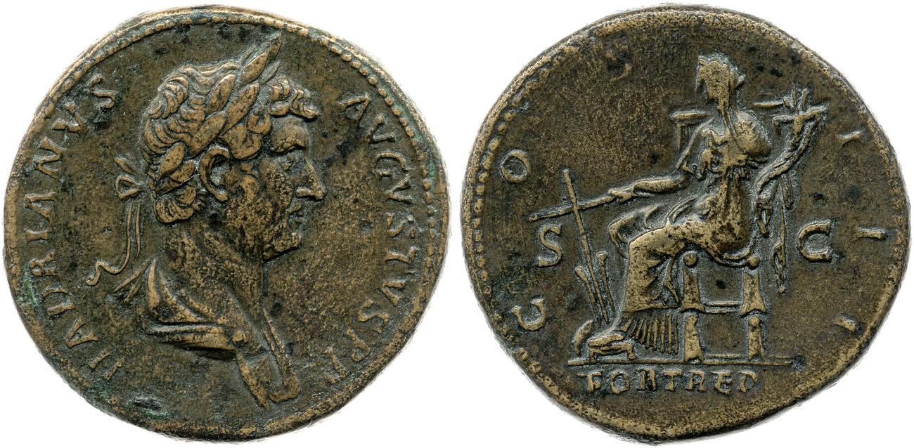 obverse RIC II, Part 3 (second edition) Hadrian 979