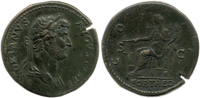 RIC II, Part 3 (second edition) Hadrian 979, реверс, bm