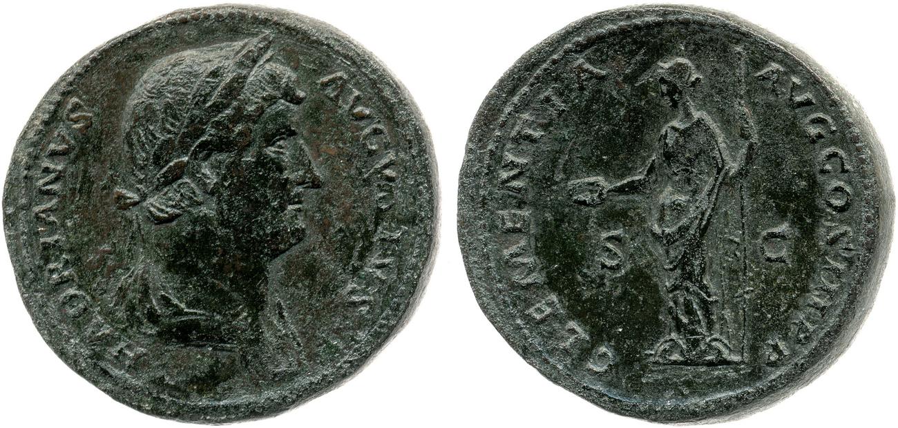 аверс RIC II, Part 3 (second edition) Hadrian 1180