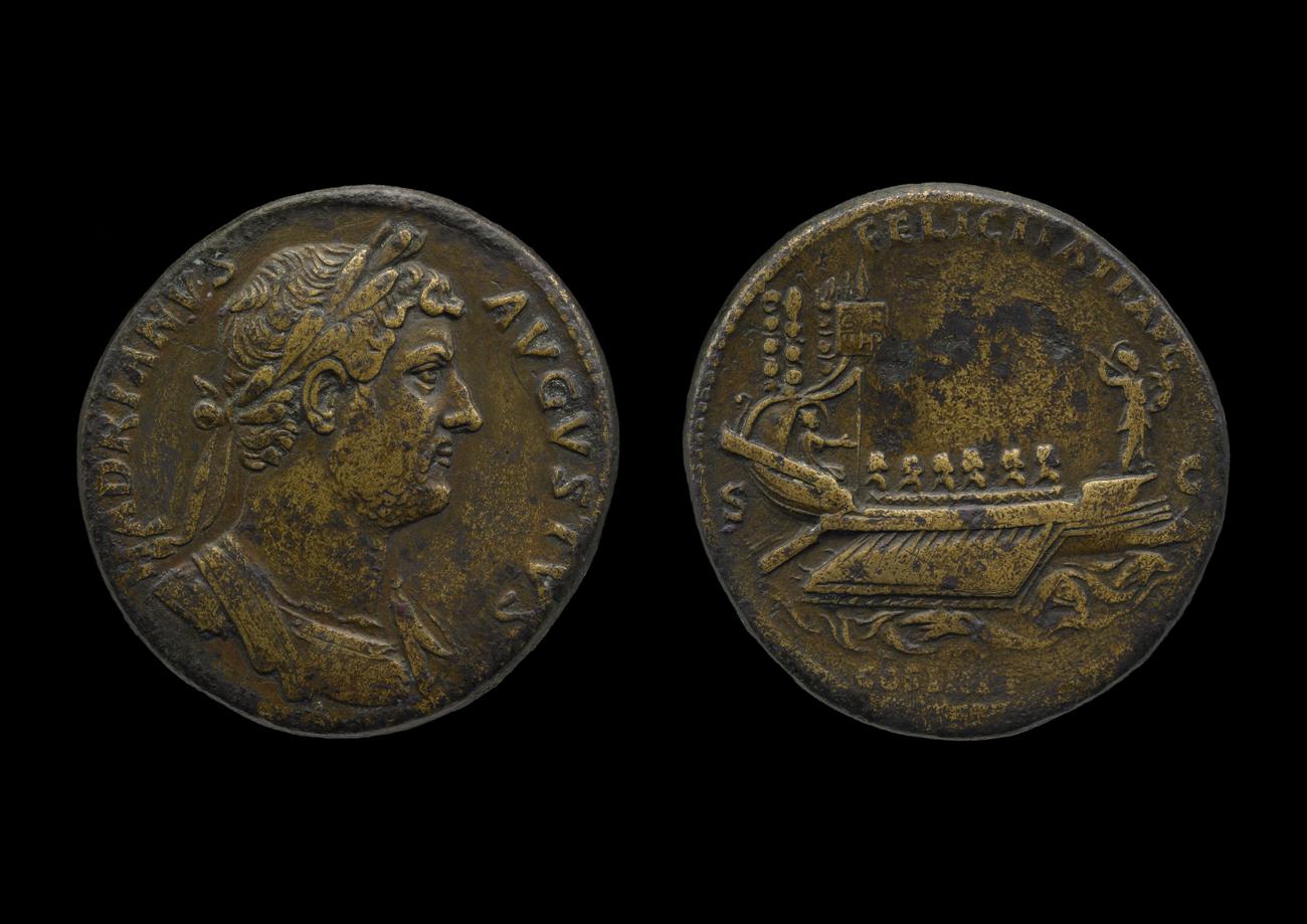 RIC II, Part 3 (second edition) Hadrian 1313, аверс, Британский музей
