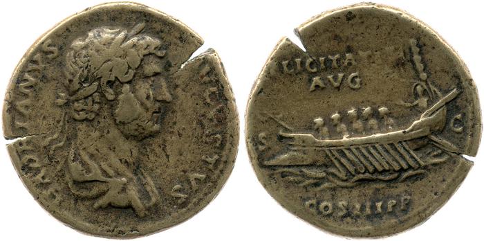 RIC II, Part 3 (second edition) Hadrian 1291, реверс, bm