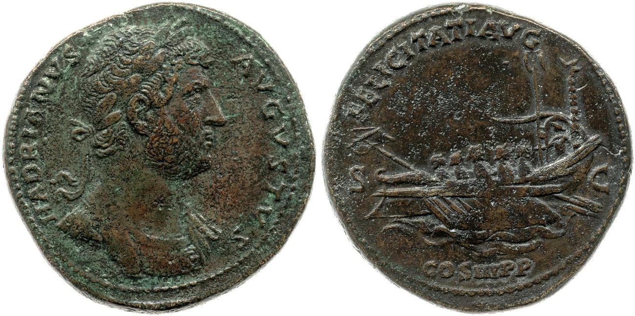 аверс RIC II, Part 3 (second edition) Hadrian 1290