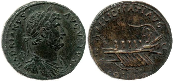 реверс RIC II, Part 3 (second edition) Hadrian 1295