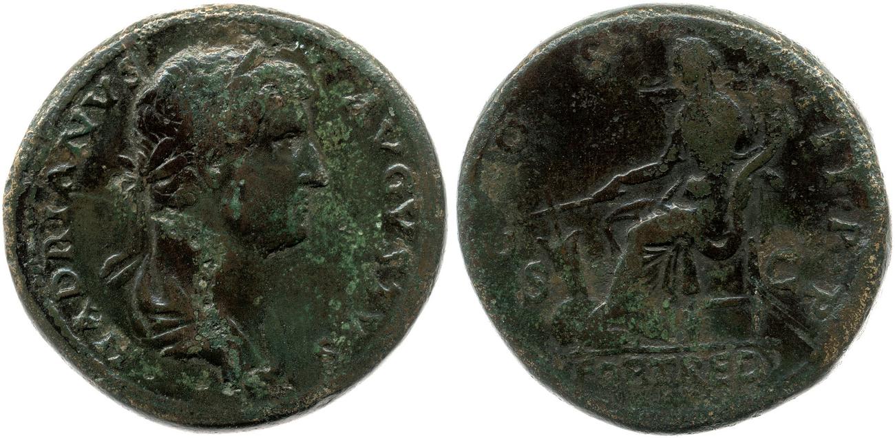 аверс RIC II, Part 3 (second edition) Hadrian 1345