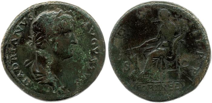 реверс RIC II, Part 3 (second edition) Hadrian 1345