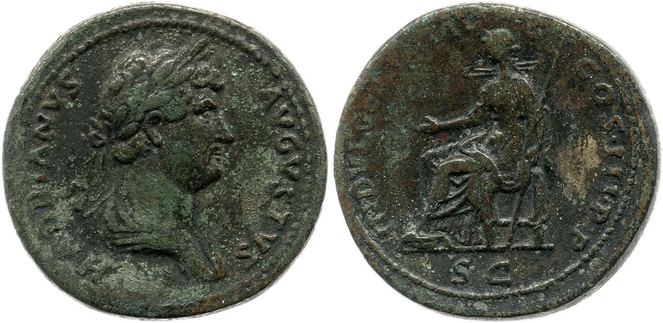 аверс RIC II, Part 3 (second edition) Hadrian 1203