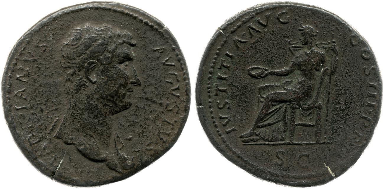аверс RIC II, Part 3 (second edition) Hadrian 1216