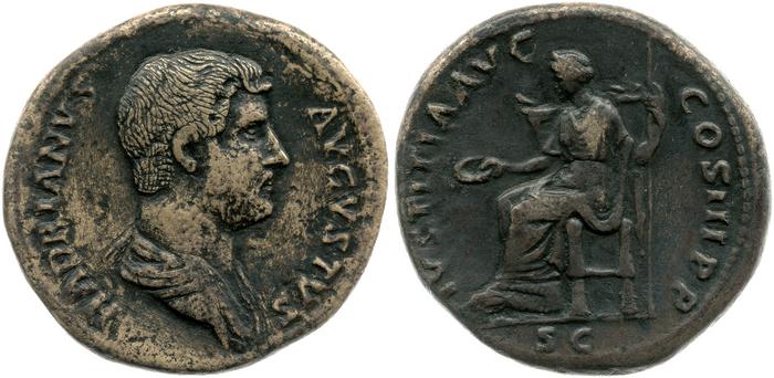 RIC II, Part 3 (second edition) Hadrian 1220, реверс, bm