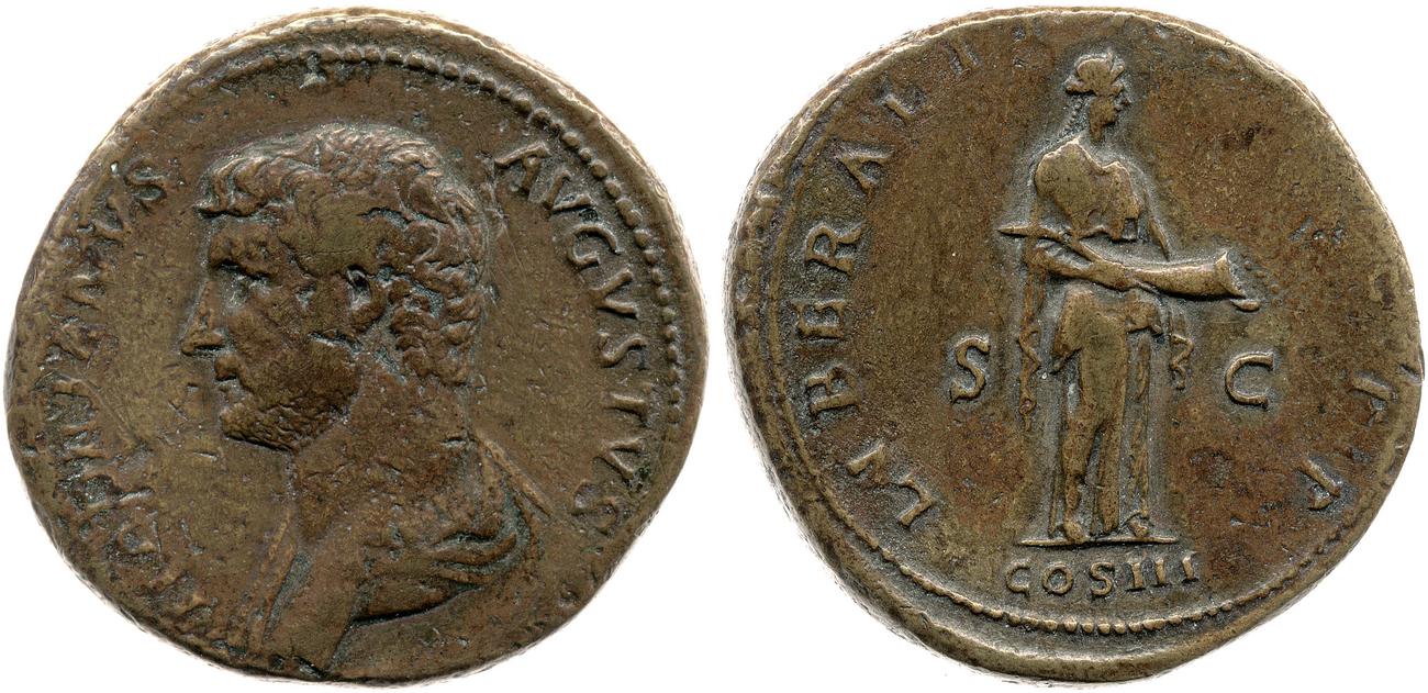 аверс RIC II, Part 3 (second edition) Hadrian 1169