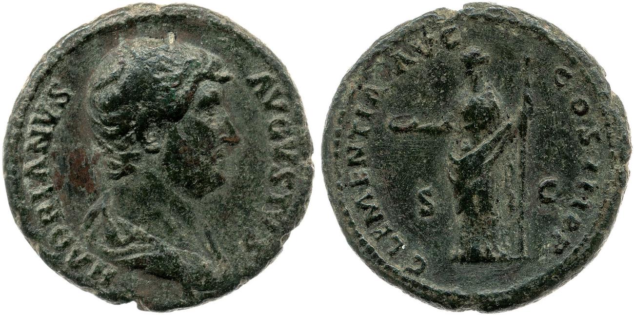 аверс RIC II, Part 3 (second edition) Hadrian 1192