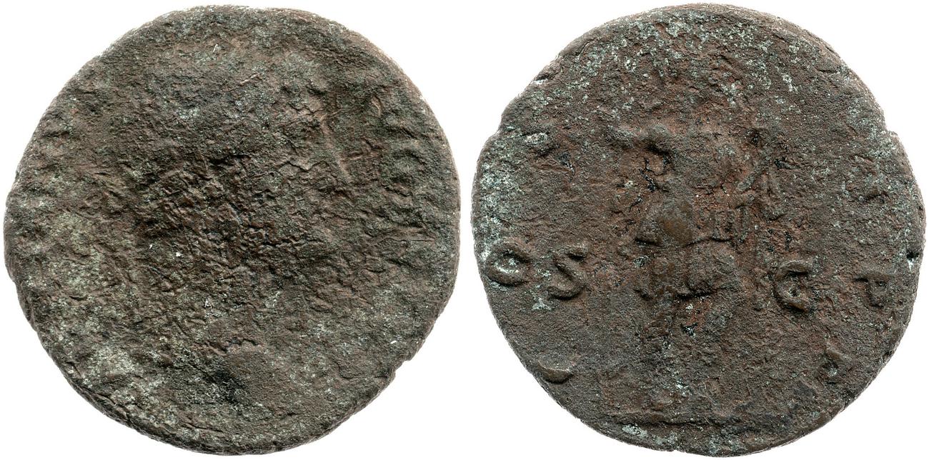 RIC II, Part 3 (second edition) Hadrian 1372, аверс, bm