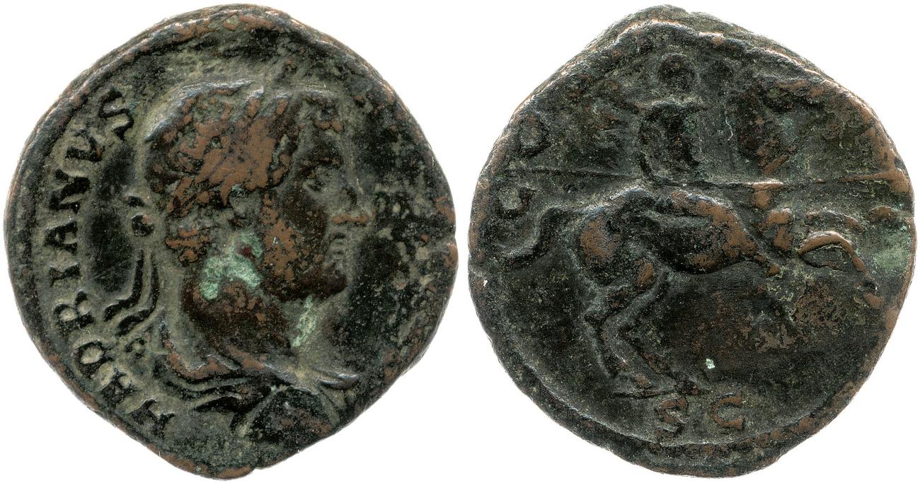 аверс RIC II, Part 3 (second edition) Hadrian 1365
