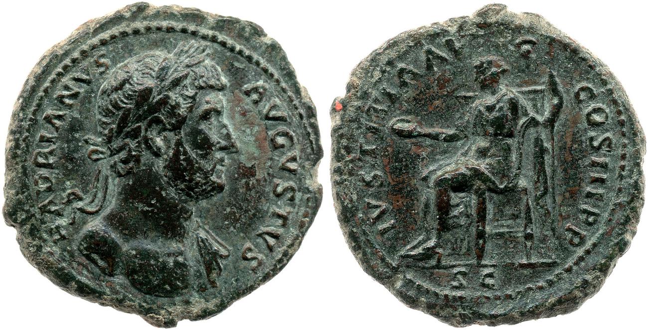 аверс RIC II, Part 3 (second edition) Hadrian 1231