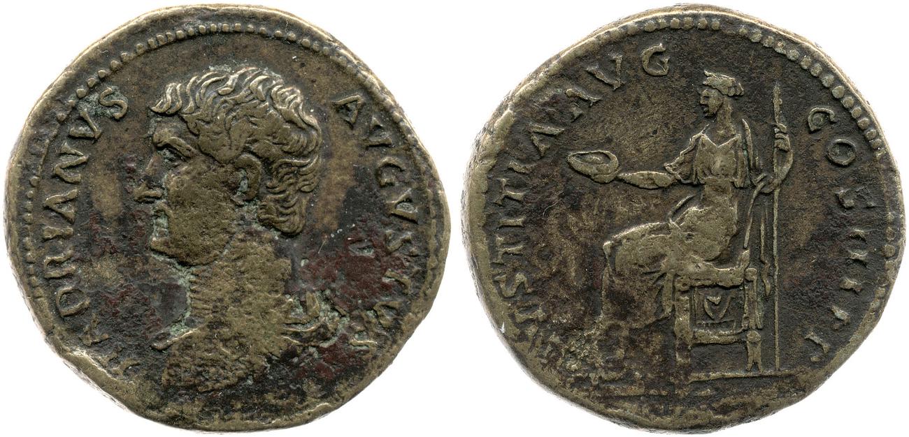 аверс RIC II, Part 3 (second edition) Hadrian 1241