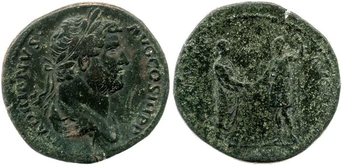 RIC II, Part 3 (second edition) Hadrian 2076, реверс, bm