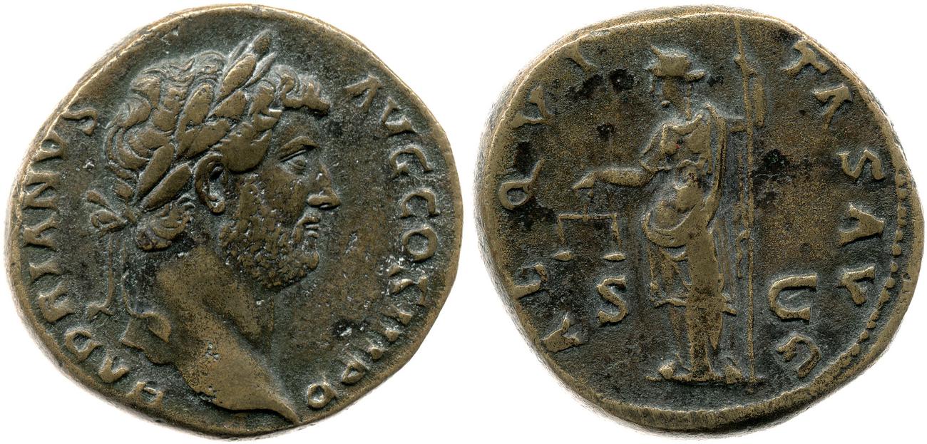 RIC II, Part 3 (second edition) Hadrian 2370, аверс, Британский музей