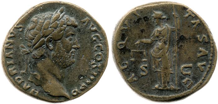 RIC II, Part 3 (second edition) Hadrian 2370, реверс, Британский музей