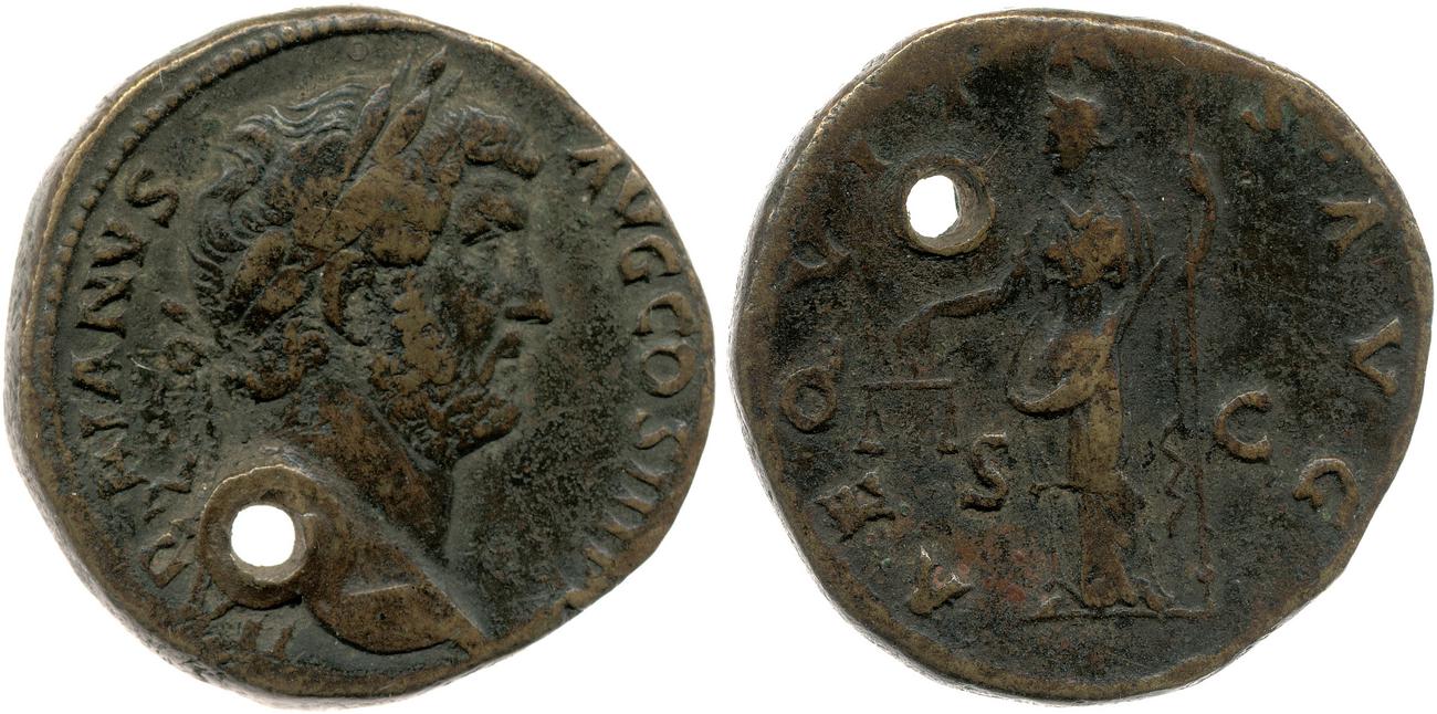 RIC II, Part 3 (second edition) Hadrian 2370, аверс, Британский музей