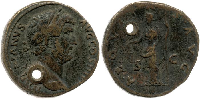 RIC II, Part 3 (second edition) Hadrian 2370, реверс, Британский музей
