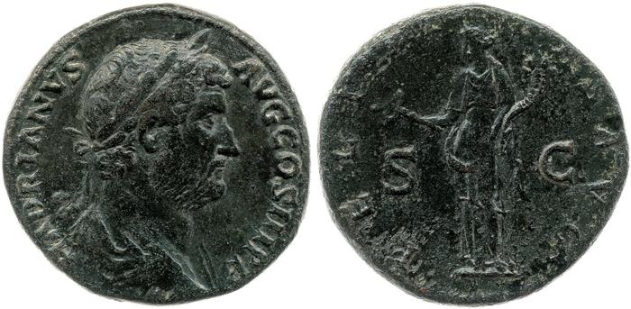 reverse RIC II, Part 3 (second edition) Hadrian 2109