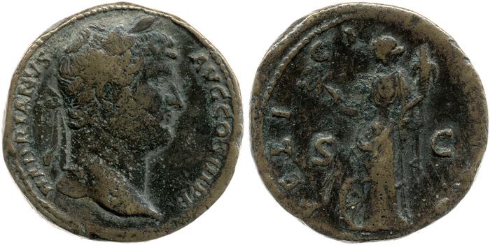 reverse RIC II, Part 3 (second edition) Hadrian 2250