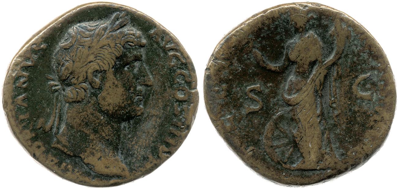 RIC II, Part 3 (second edition) Hadrian 2250, аверс, Британский музей