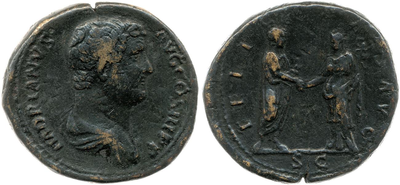 obverse RIC II, Part 3 (second edition) Hadrian 2087