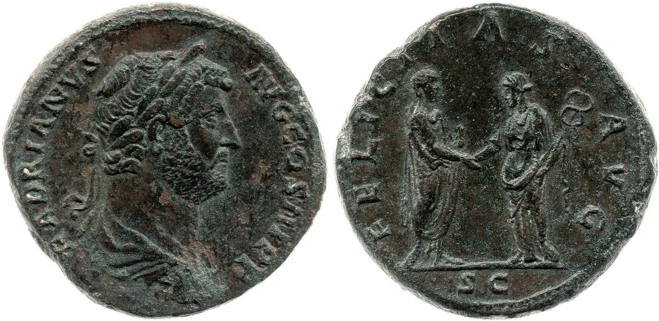 аверс RIC II, Part 3 (second edition) Hadrian 2086