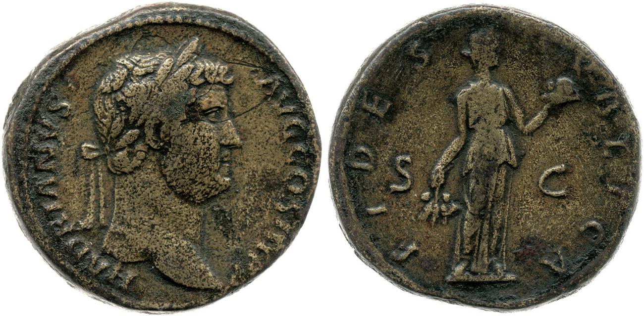 obverse RIC II, Part 3 (second edition) Hadrian 2266