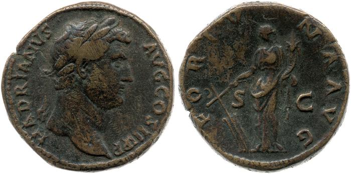 RIC II, Part 3 (second edition) Hadrian 2410, реверс, bm