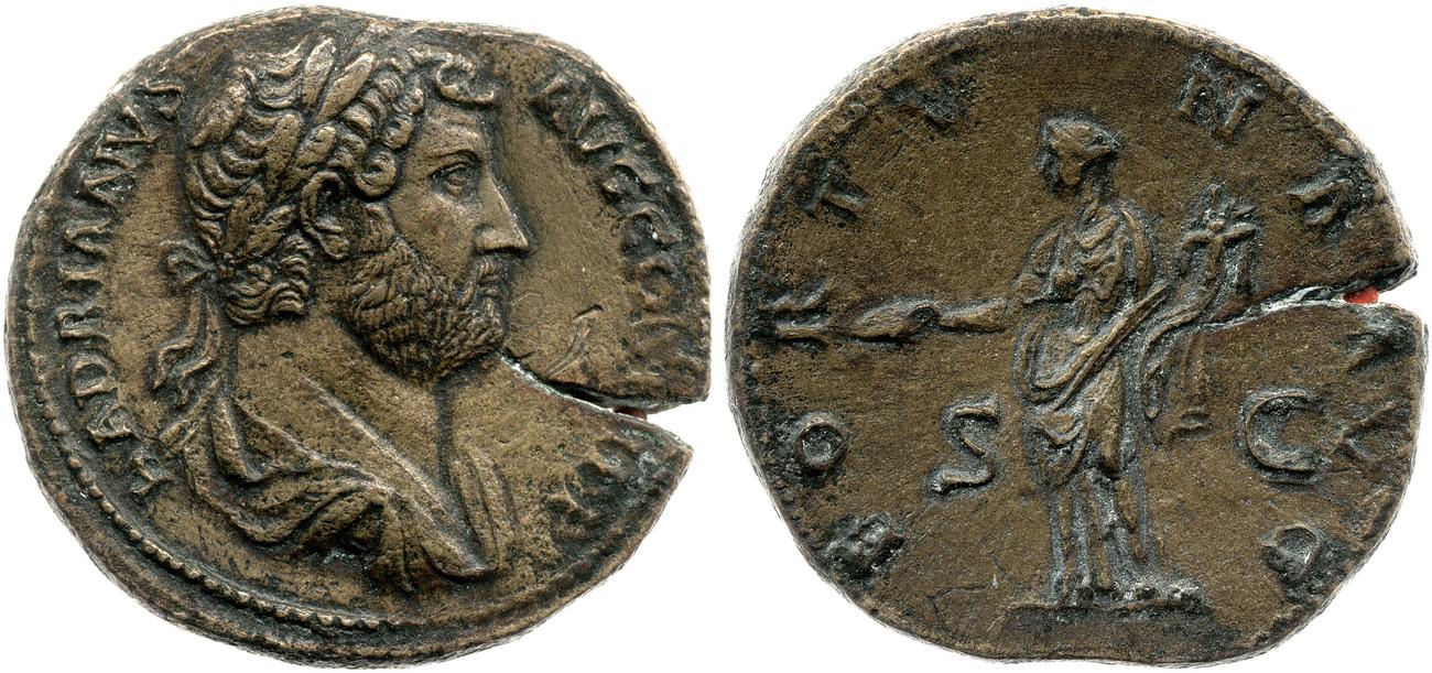 obverse RIC II, Part 3 (second edition) Hadrian 2118