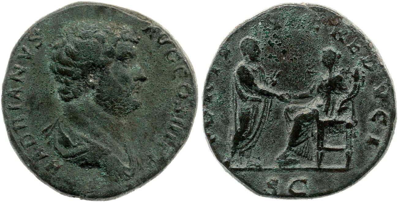 obverse RIC II, Part 3 (second edition) Hadrian 2105