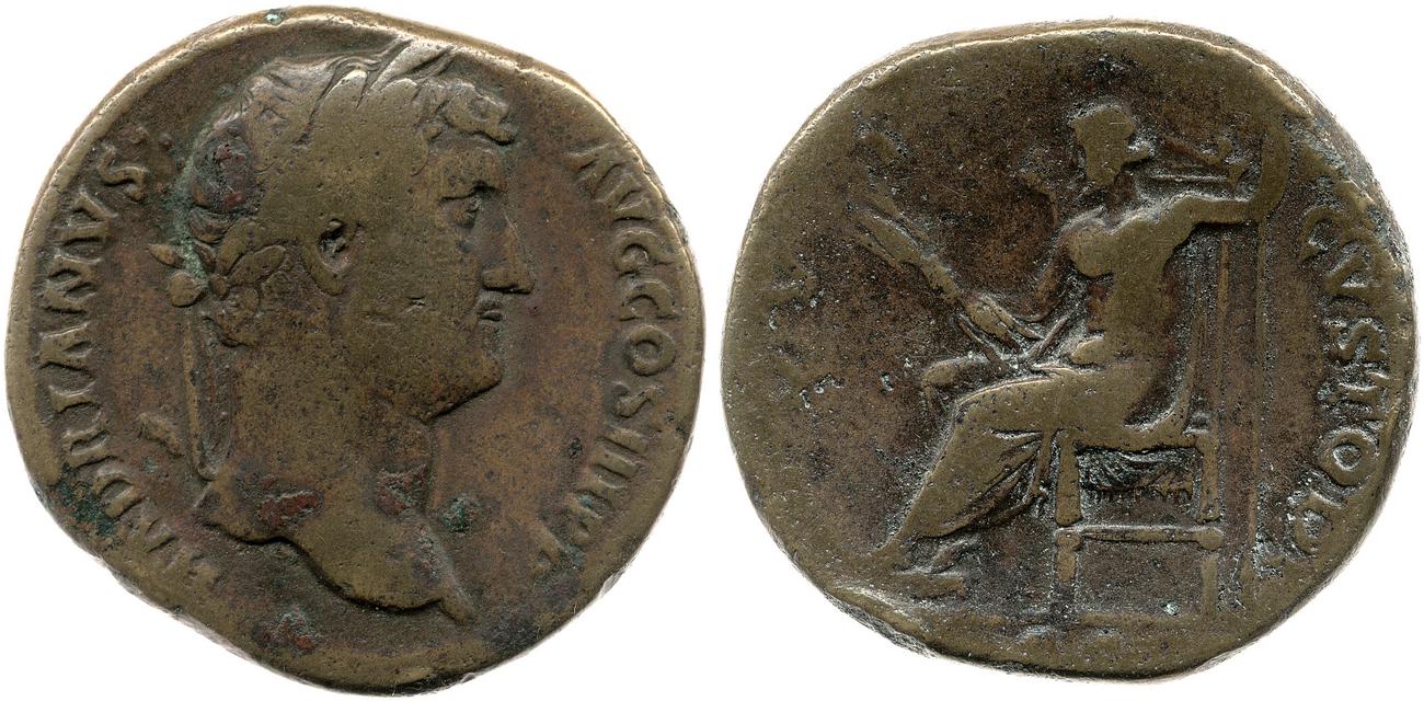 obverse RIC II, Part 3 (second edition) Hadrian 2162