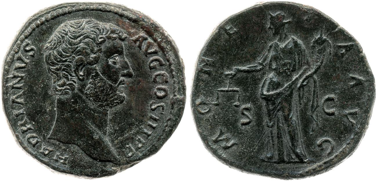 obverse RIC II, Part 3 (second edition) Hadrian 2278