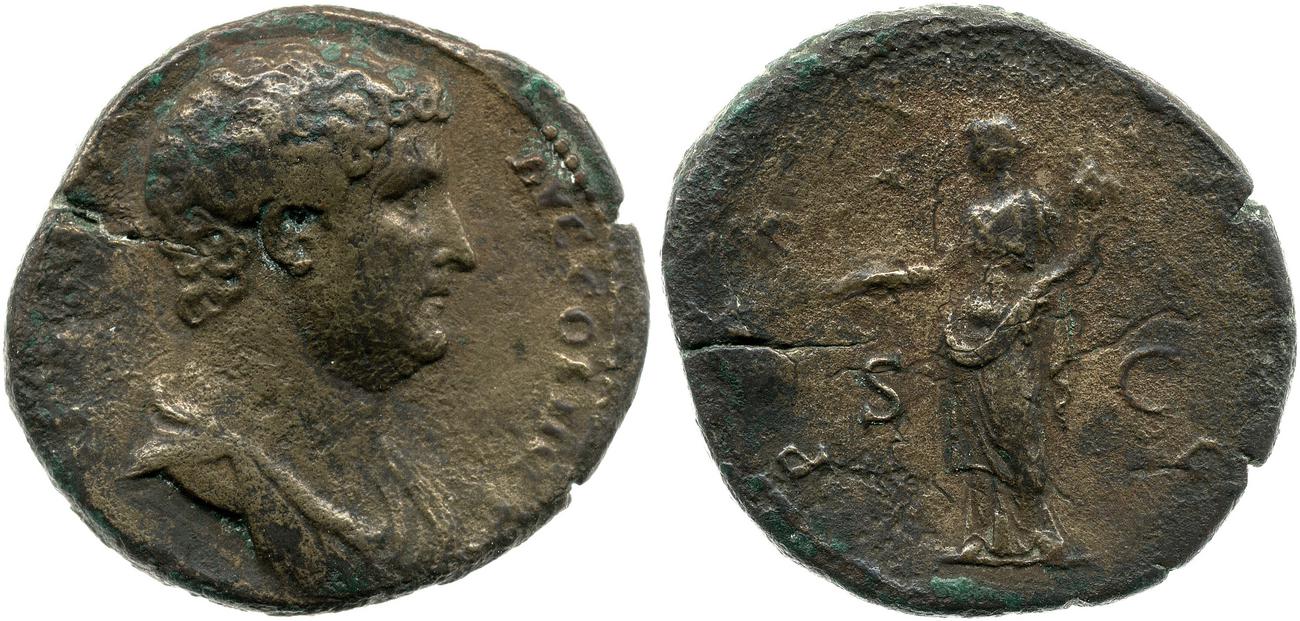 obverse RIC II, Part 3 (second edition) Hadrian 2167