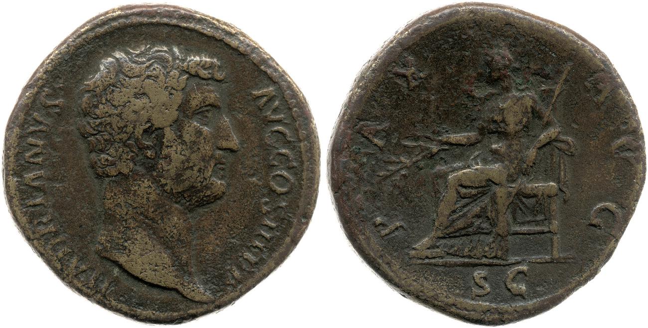 obverse RIC II, Part 3 (second edition) Hadrian 2263