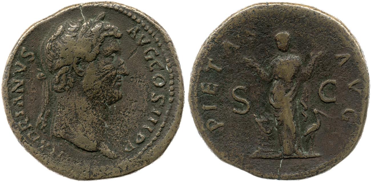 obverse RIC II, Part 3 (second edition) Hadrian 2132