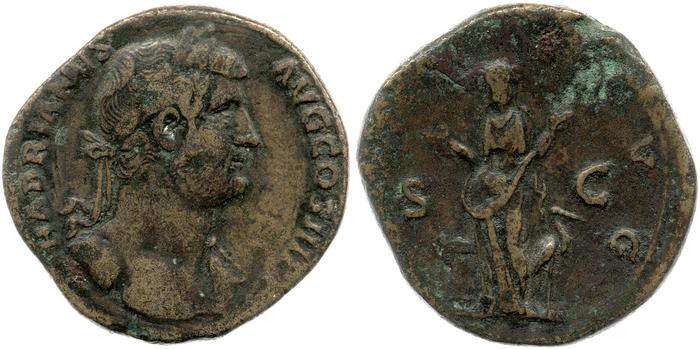 reverse RIC II, Part 3 (second edition) Hadrian 2133