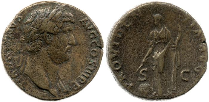 RIC II, Part 3 (second edition) Hadrian 2384, реверс, bm