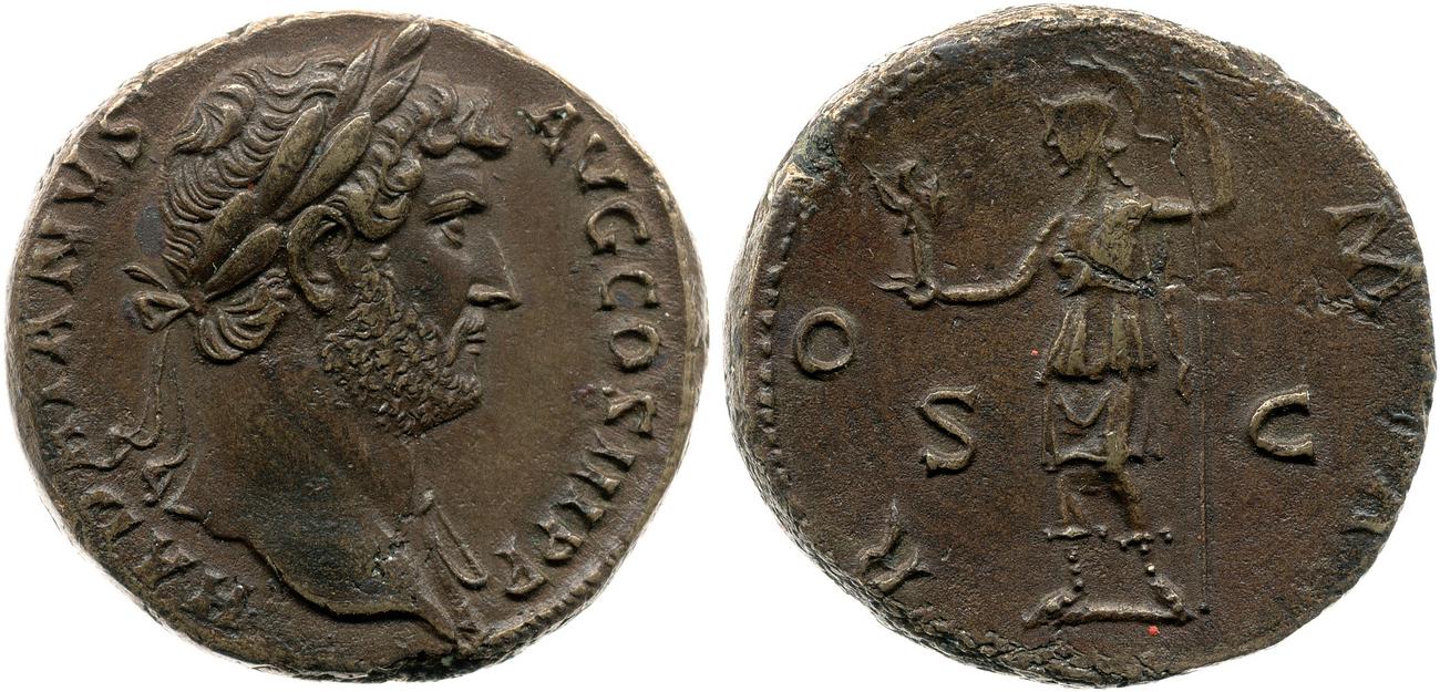 RIC II, Part 3 (second edition) Hadrian 2416, аверс, bm
