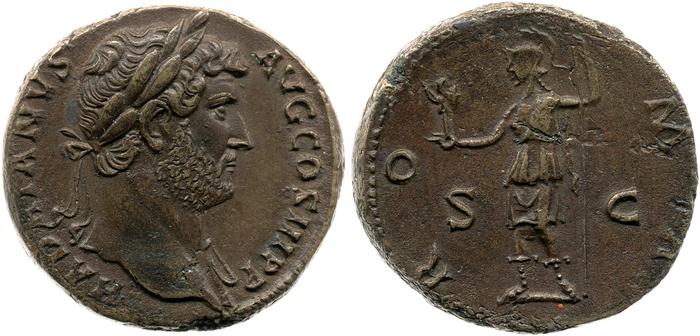 RIC II, Part 3 (second edition) Hadrian 2416, реверс, bm